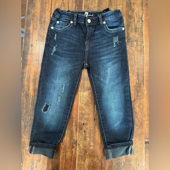 7 for All Mankind Josefina Skinny Boyfriend Jeans for girls - Picture 1 of 5
